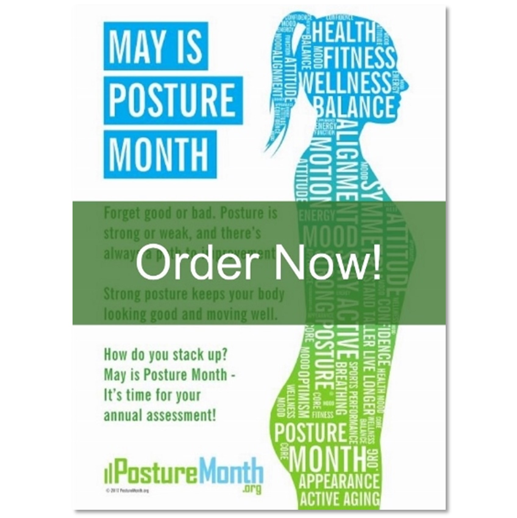 posture month poster